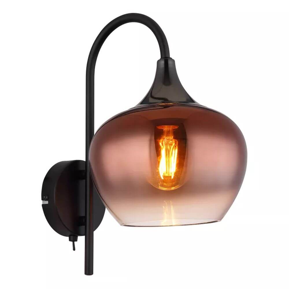 Globo Lighting Maxy applique murale 1x40 W noir 15548WG