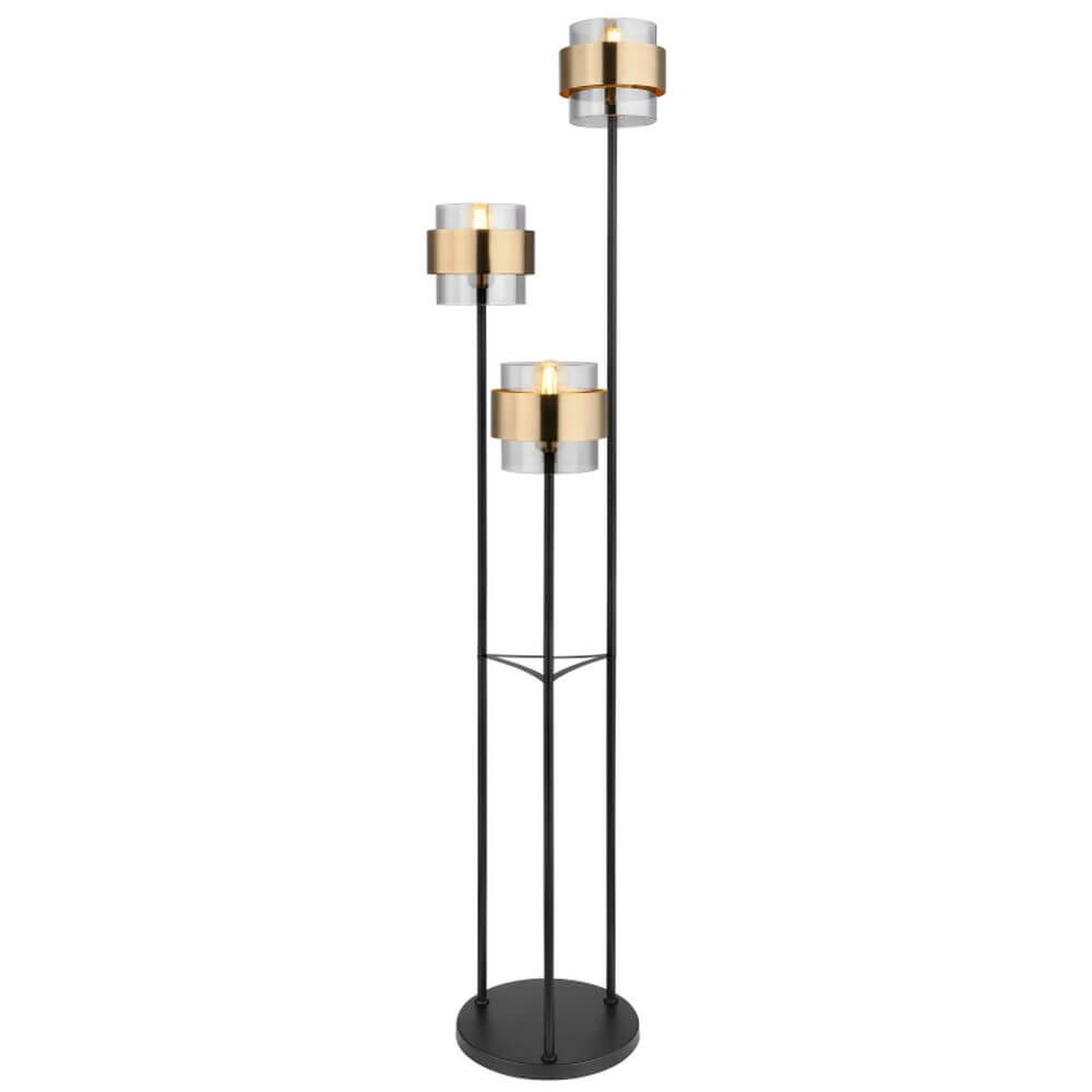 Globo Lighting Milley lampadaire 1x60 W noir-doré 15560S
