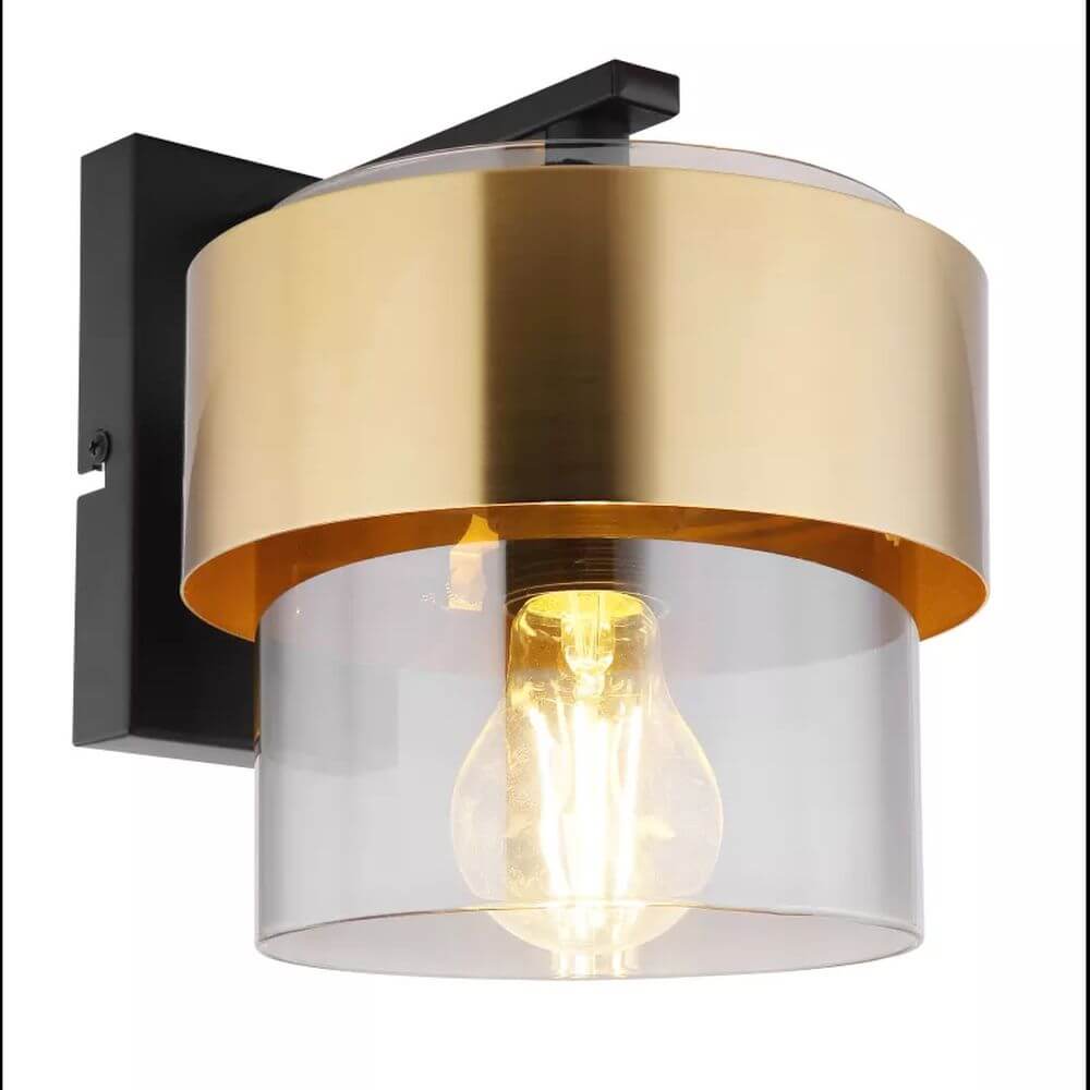 Globo Lighting Milley applique murale 1x60 W noir-doré 15560W