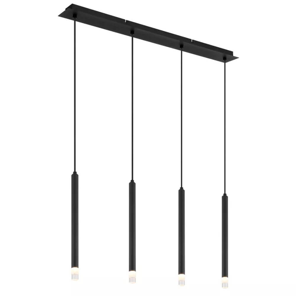 Globo Lighting Blake lampe suspendue 4x4 W noir 15629-4
