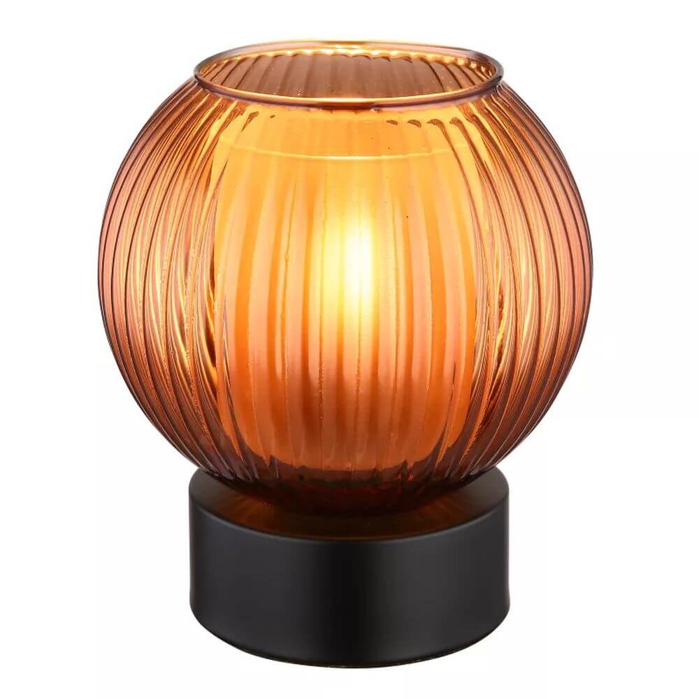 Globo Lighting Zumba lampe de table 1x25 W noir-marron 15638TB