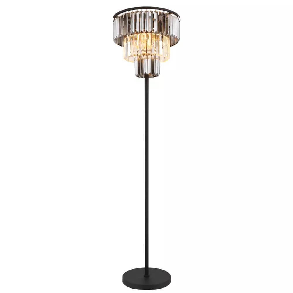 Globo Lighting Naxis lampadaire 1x40 W noir-fumé 15695S