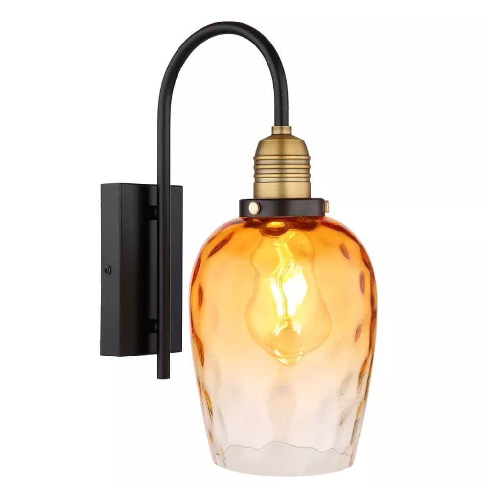 Globo Lighting Salvy applique murale 1x60 W noir-ambre 15786W