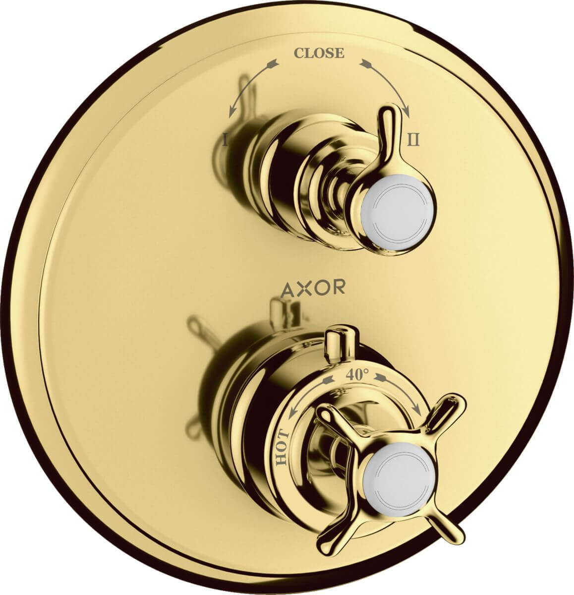 Axor Montreux mitigeur bain-douche encastrée avec thermostat doré 16820990