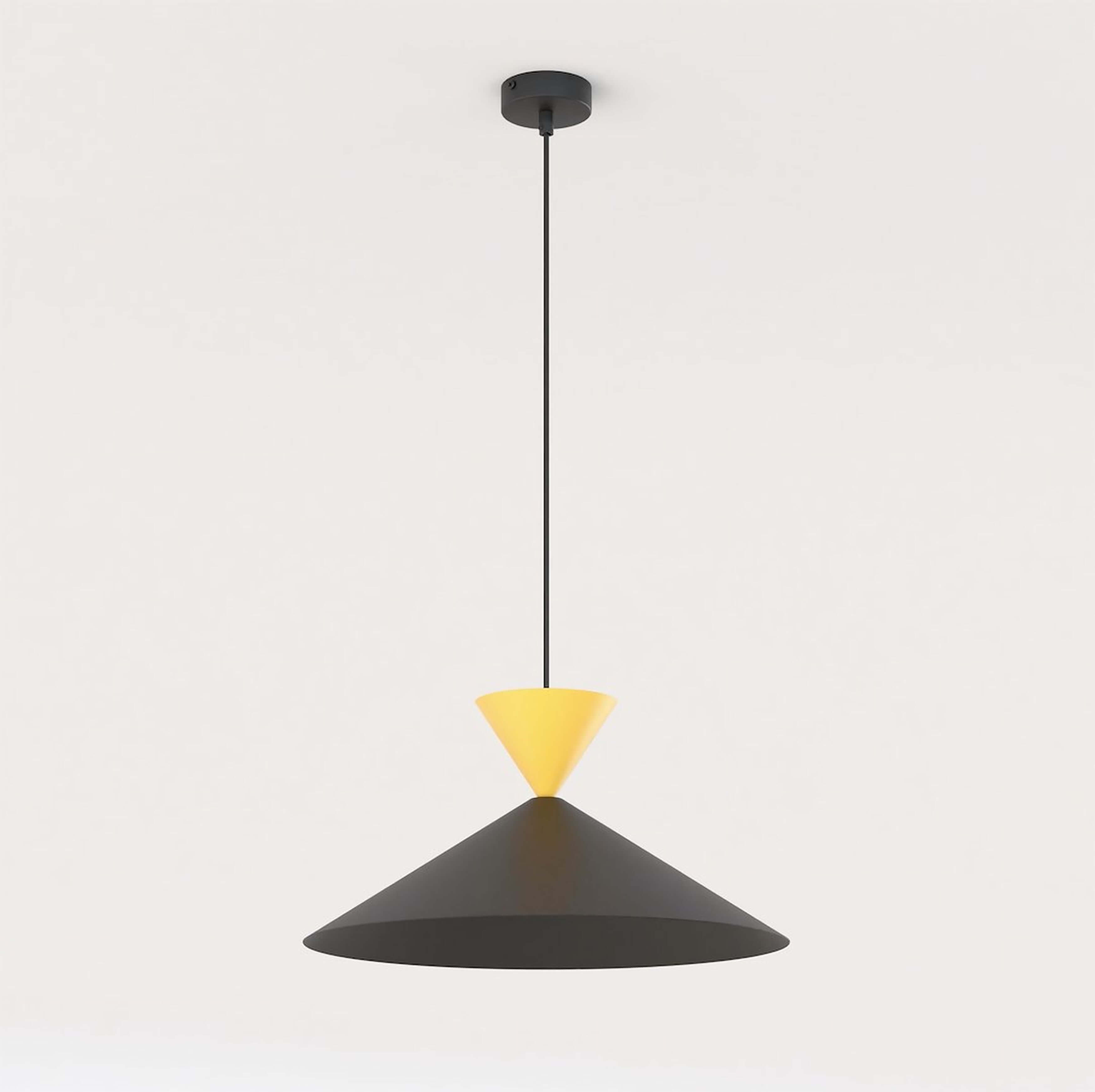Emibig Ralf lampe suspendue 1x10 W noir-orange 1746/1M