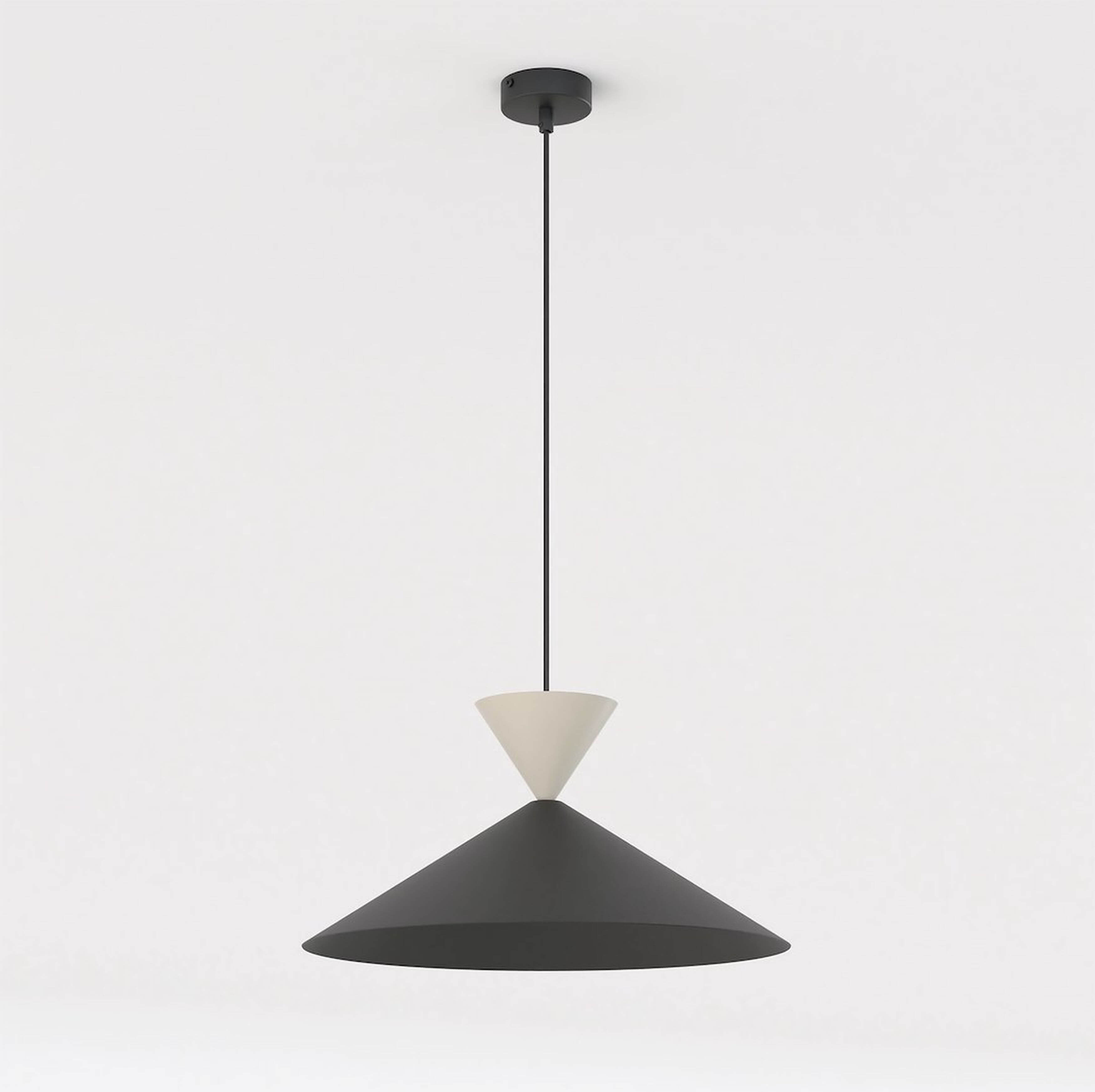 Emibig Ralf lampe suspendue 1x10 W noir-beige 1745/1M