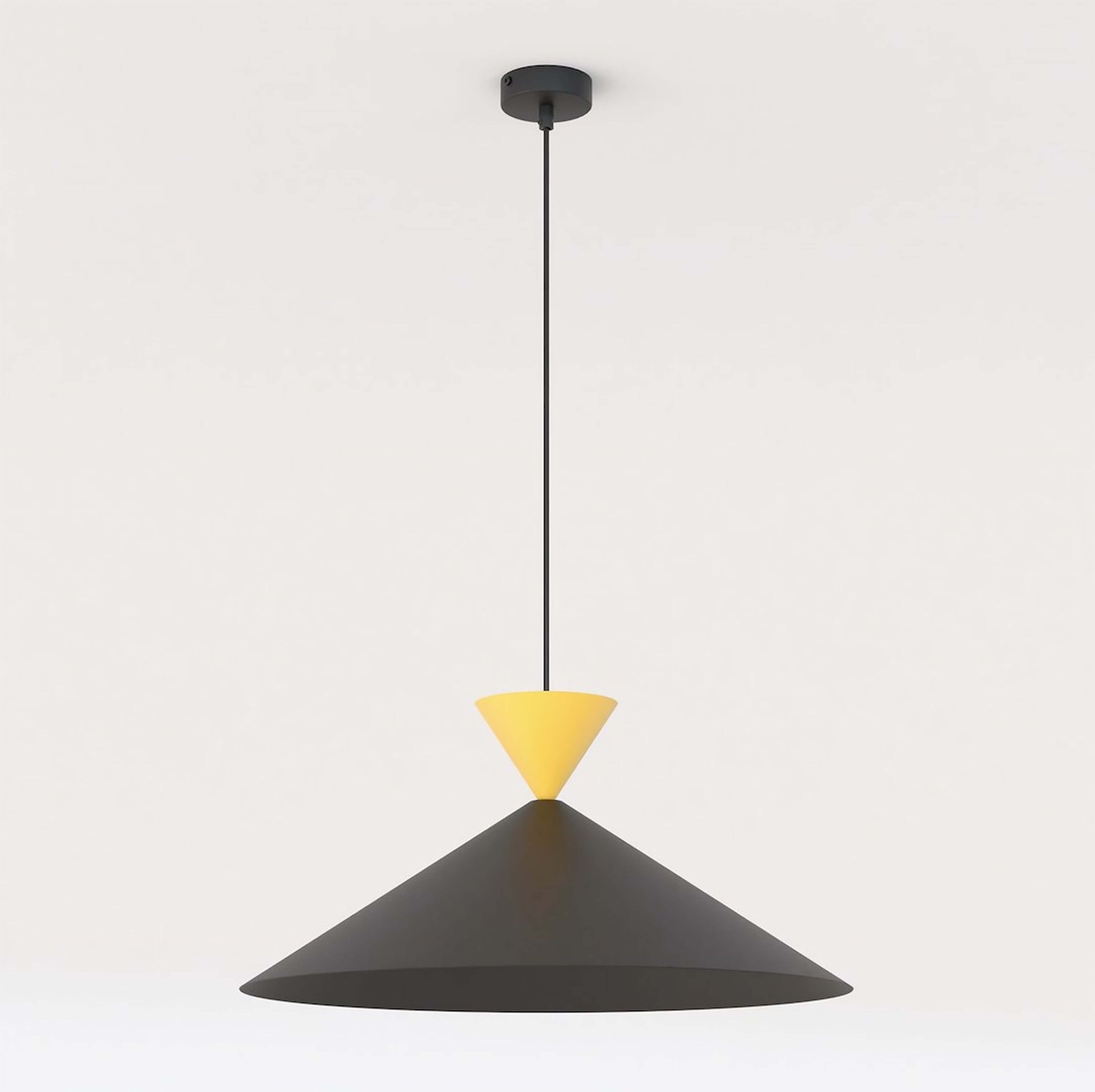 Emibig Ralf lampe suspendue 1x10 W noir-orange 1746/1L