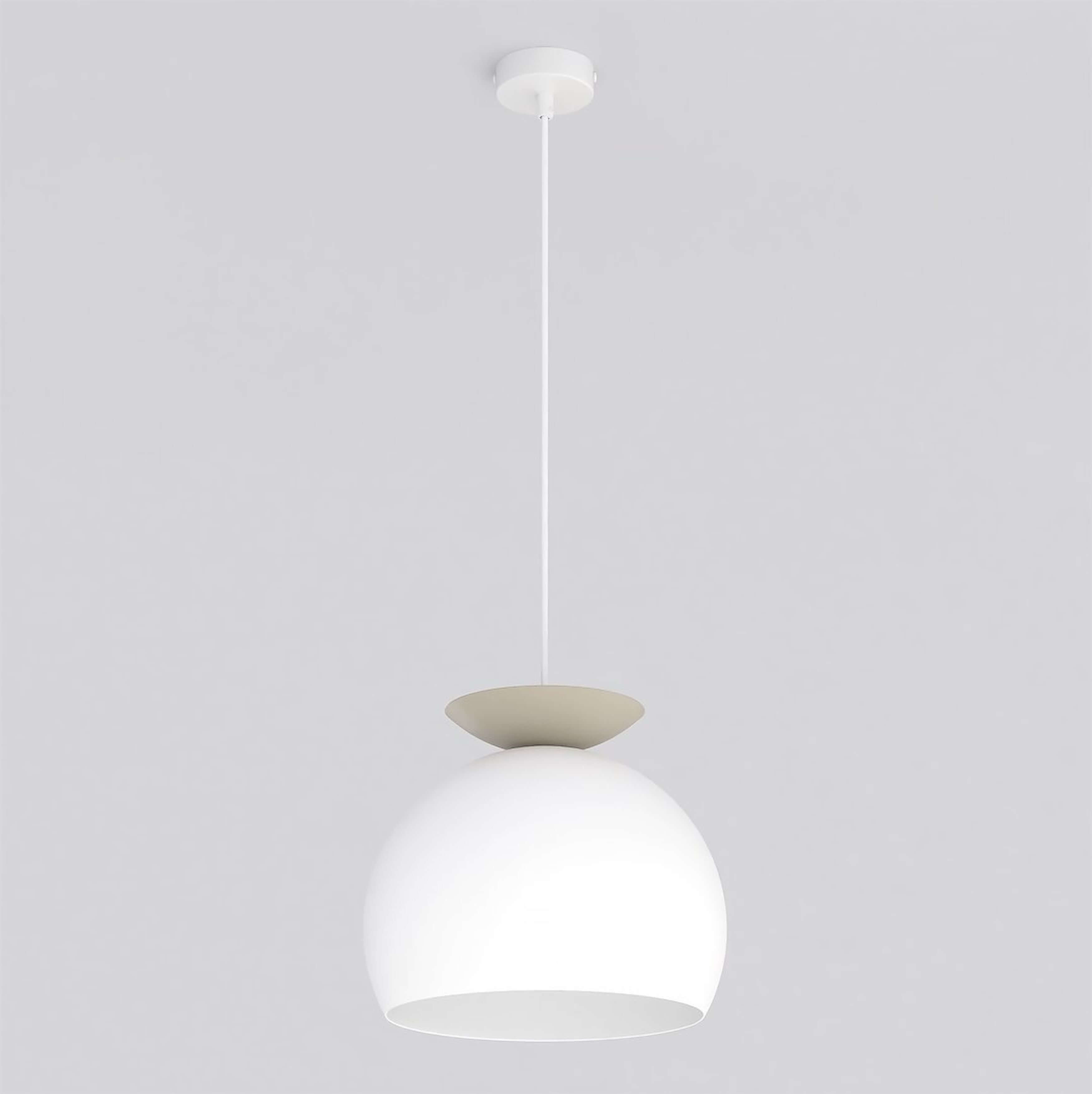 Emibig Geo lampe suspendue 1x15 W blanc-beige 1757/1