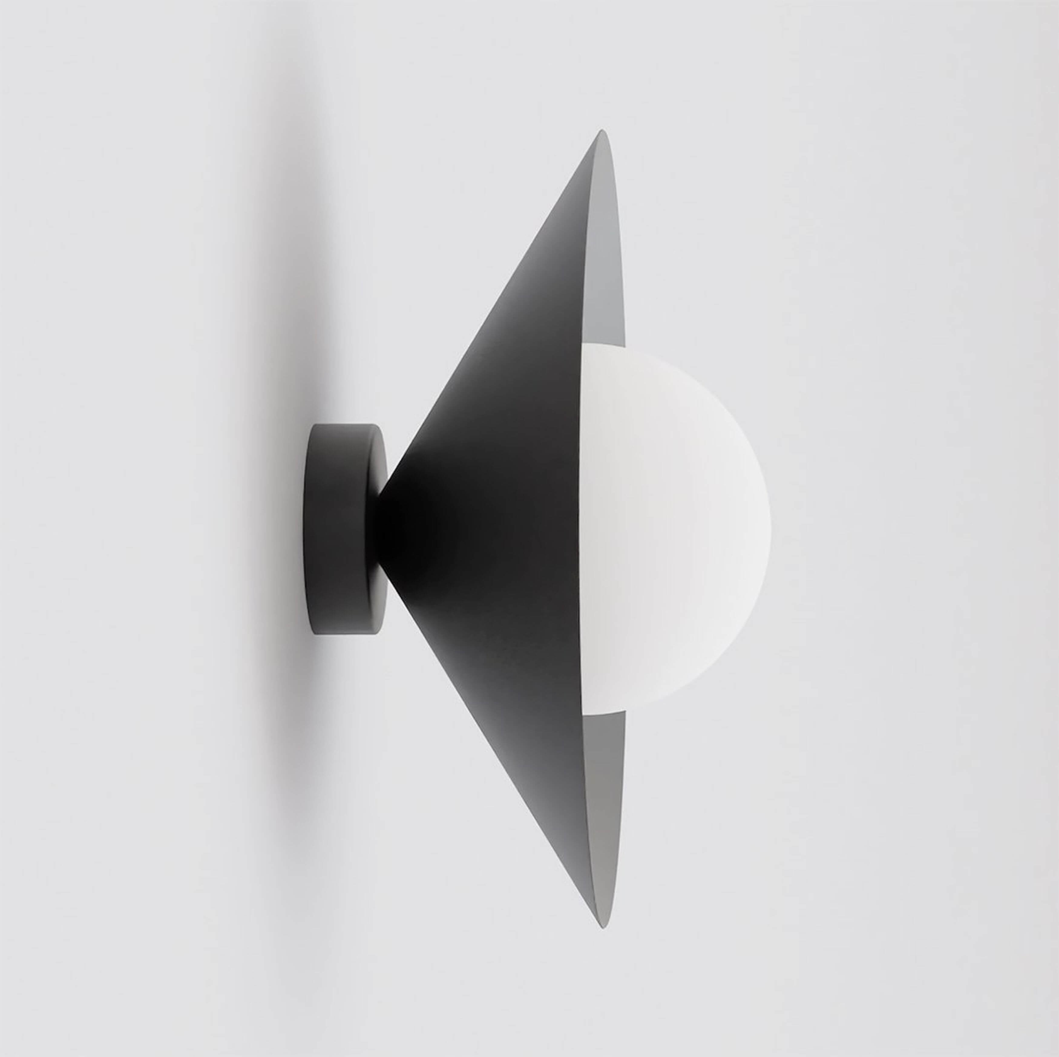 Emibig Mono applique murale 1x10 W noir-opale 1717/K1S