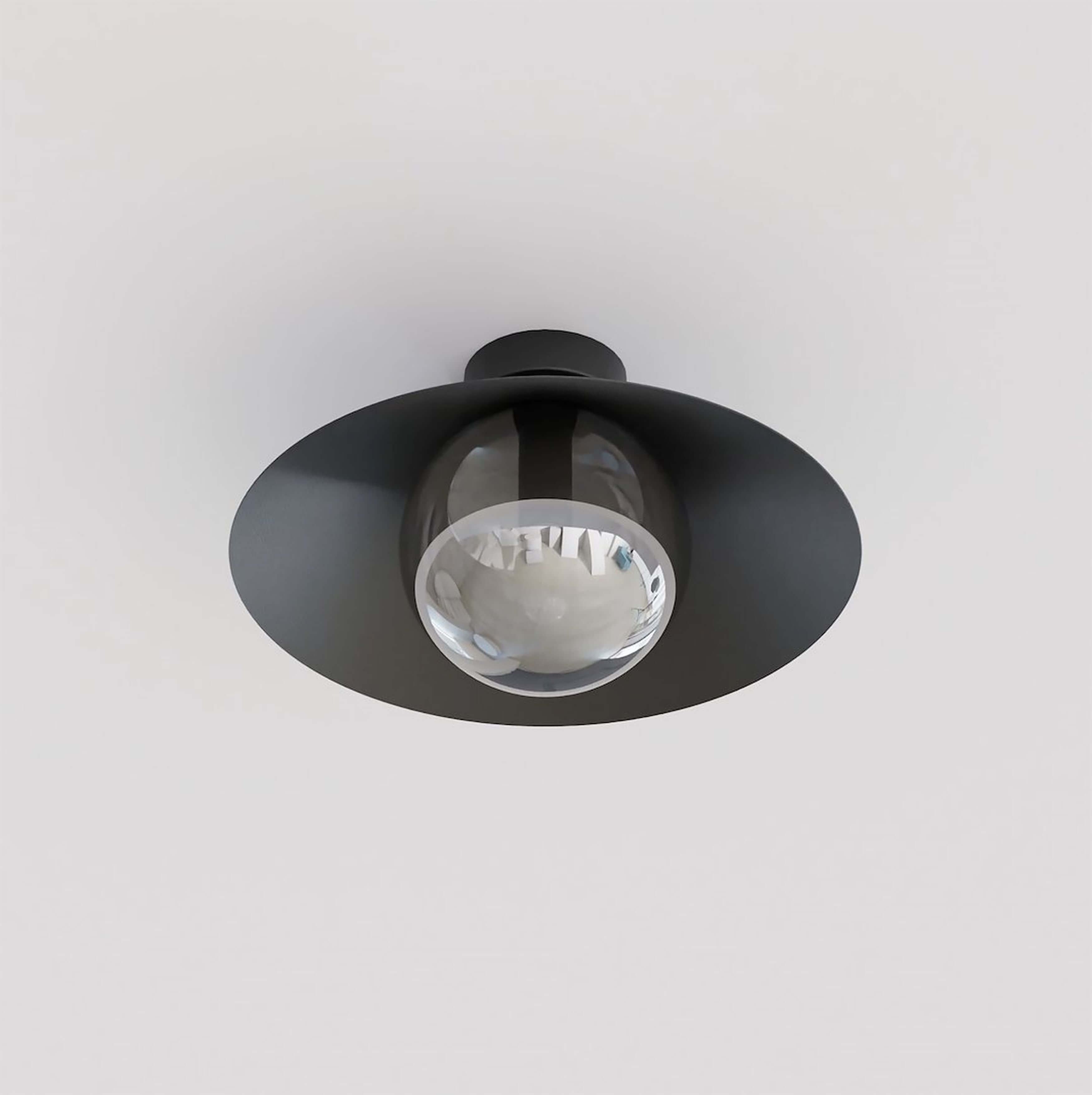 Emibig Mono plafonnier 1x10 W noir 1716/1S
