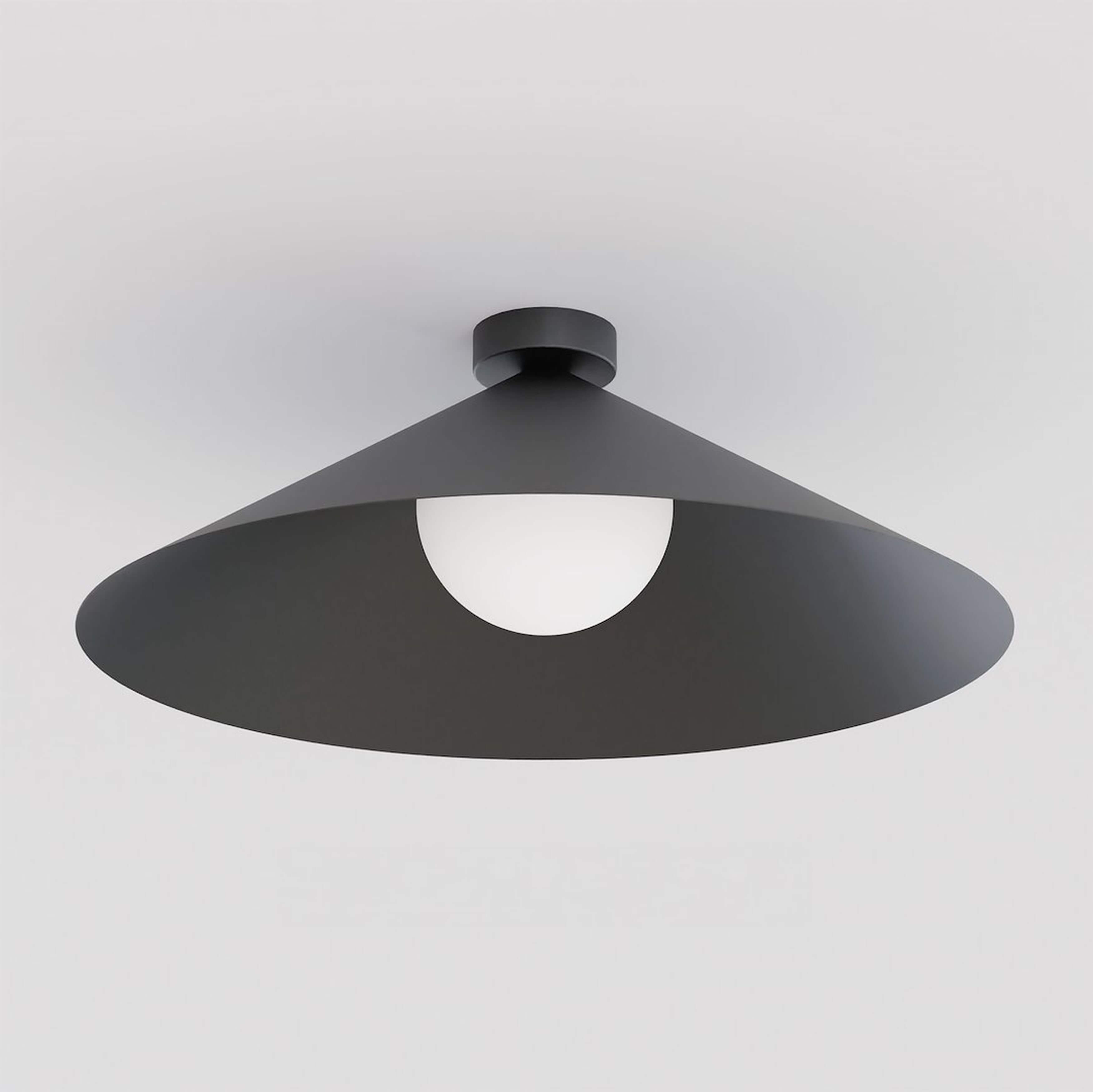 Emibig Mono plafonnier 1x10 W noir 1717/1L