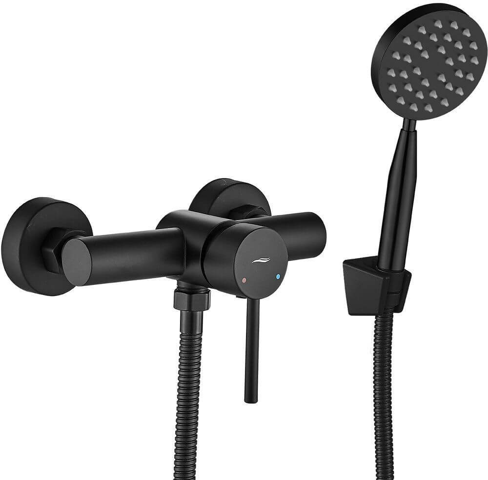 Kuchinox Noia mitigeur de douche murale noir BNK_741D