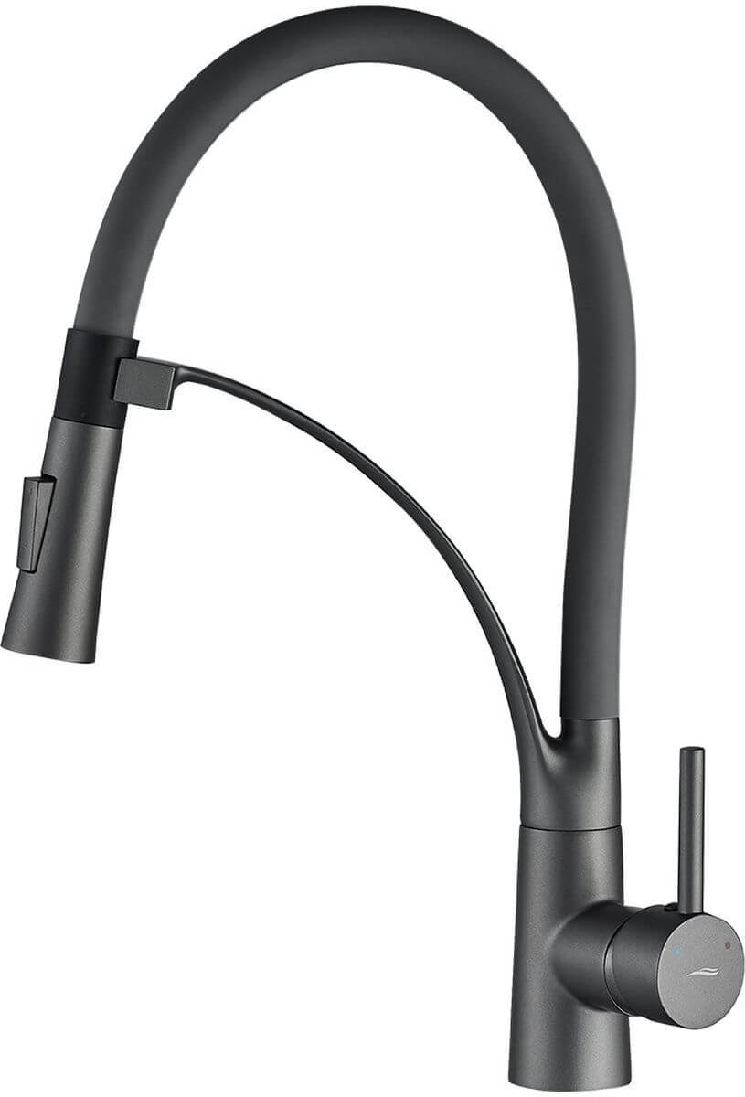 Kuchinox Olor mitigeur de cuisine sur pied graphite/gris BKR_978D