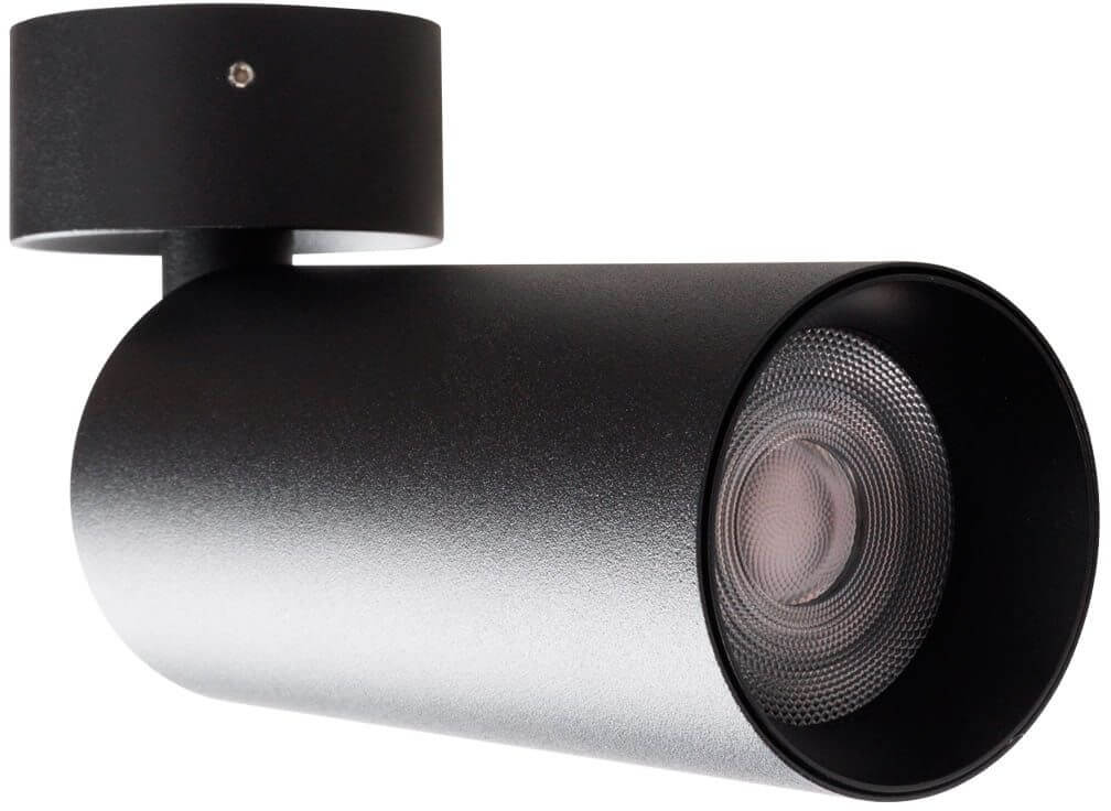 MaxLight Halo plafonnier 1x9 W noir C0246