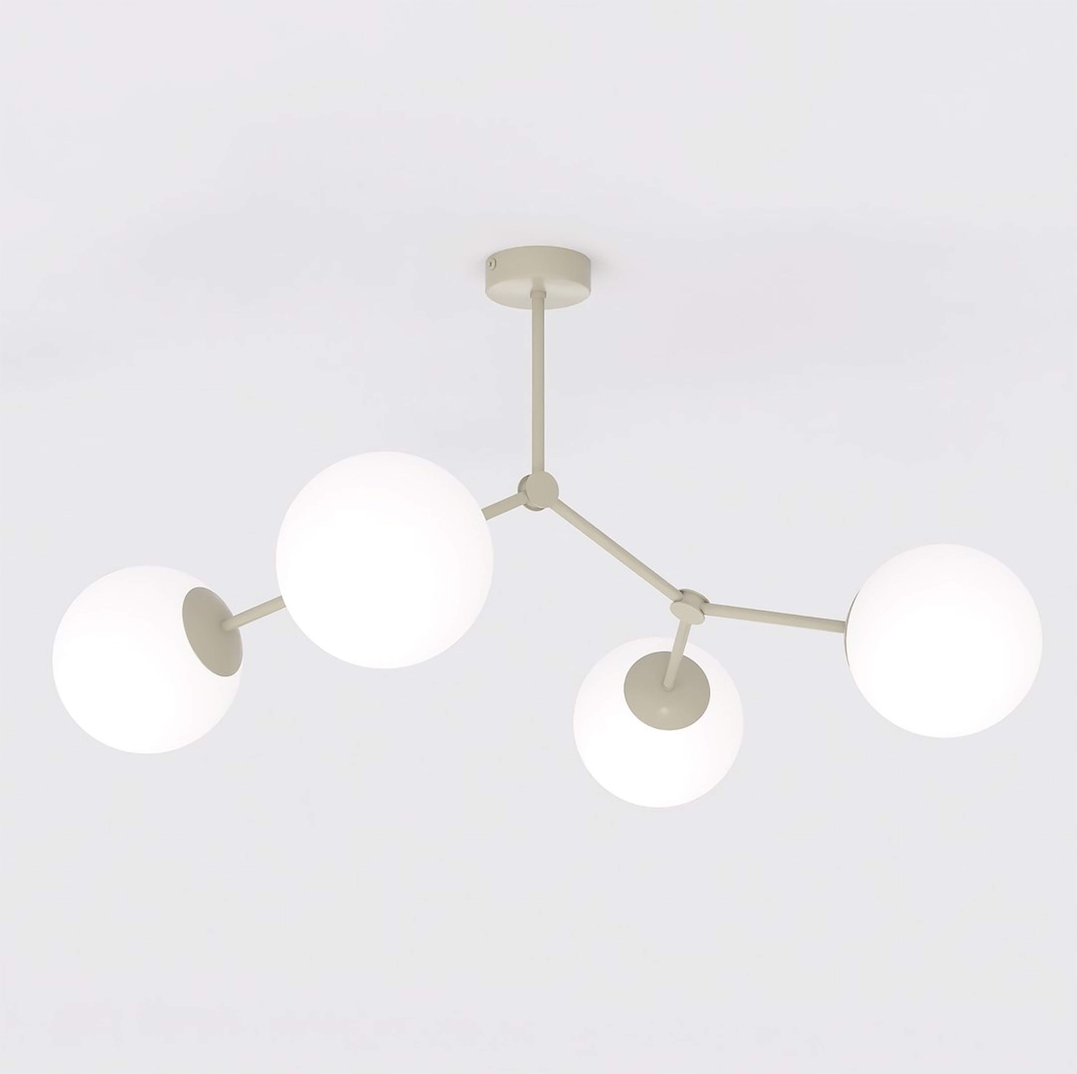 Emibig Space plafonnier 4x10 W beige 1703/4