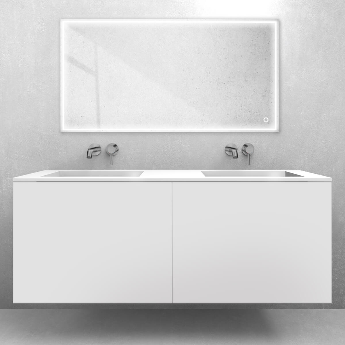 Set lavabo Oltens Stila 40206000, armoire Oltens Lun 60040000