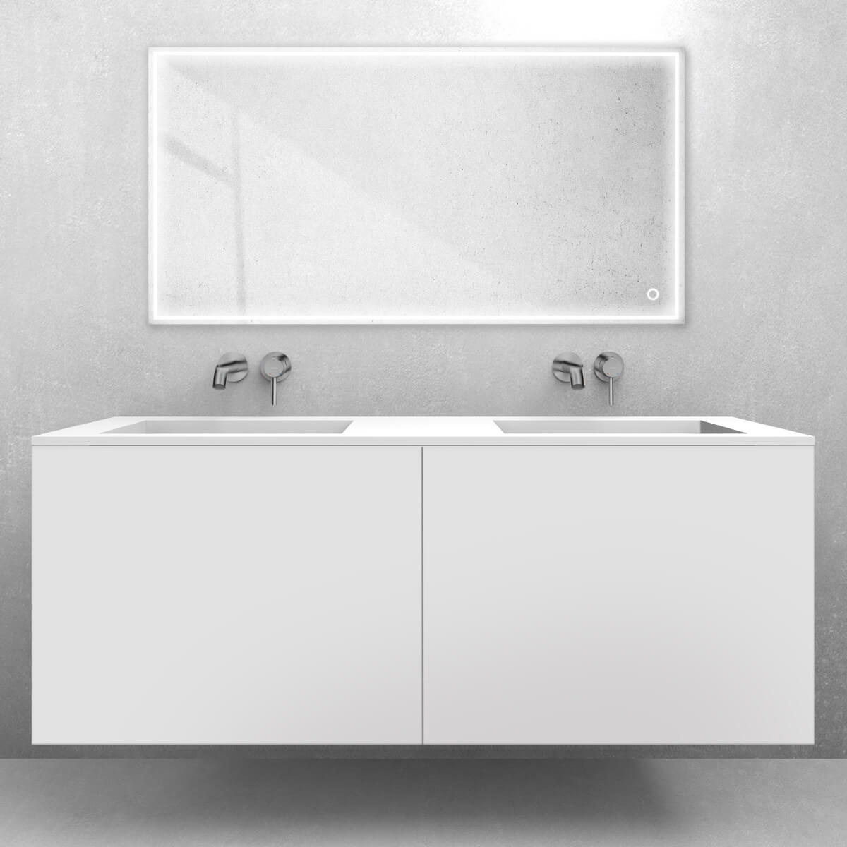 Set lavabo Oltens Stila 40206900, armoire Oltens Lun 60040000