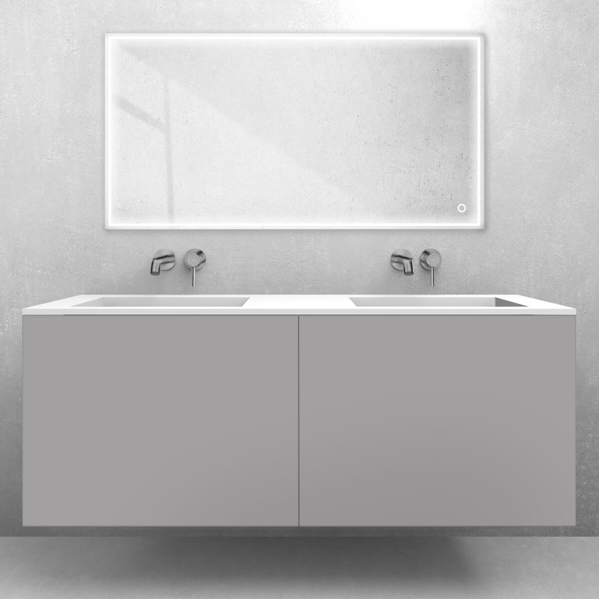 Set lavabo Oltens Stila 40206900, armoire Oltens Lun 60040900
