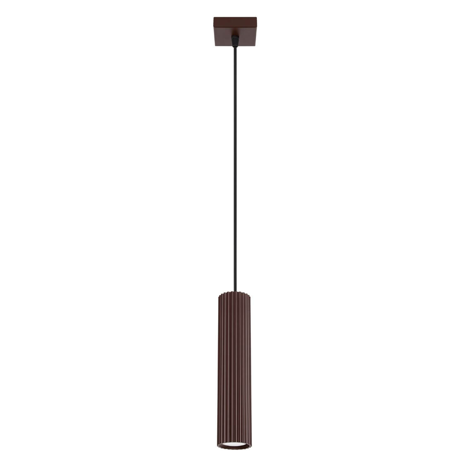 Sollux Lighting Karbon lampe suspendue 1x10 W marron SL.2336