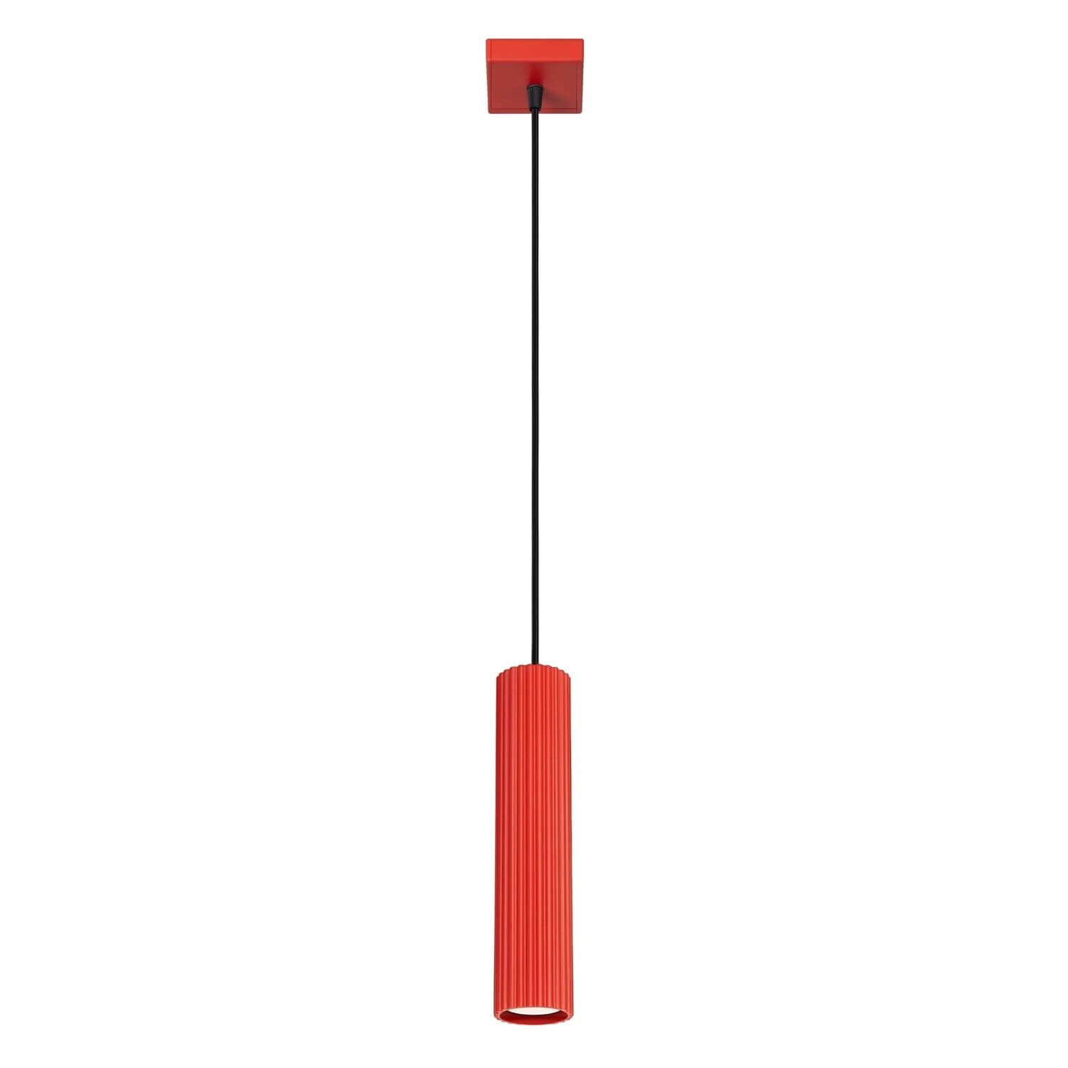 Sollux Lighting Karbon lampe suspendue 1x10 W rouge SL.2335