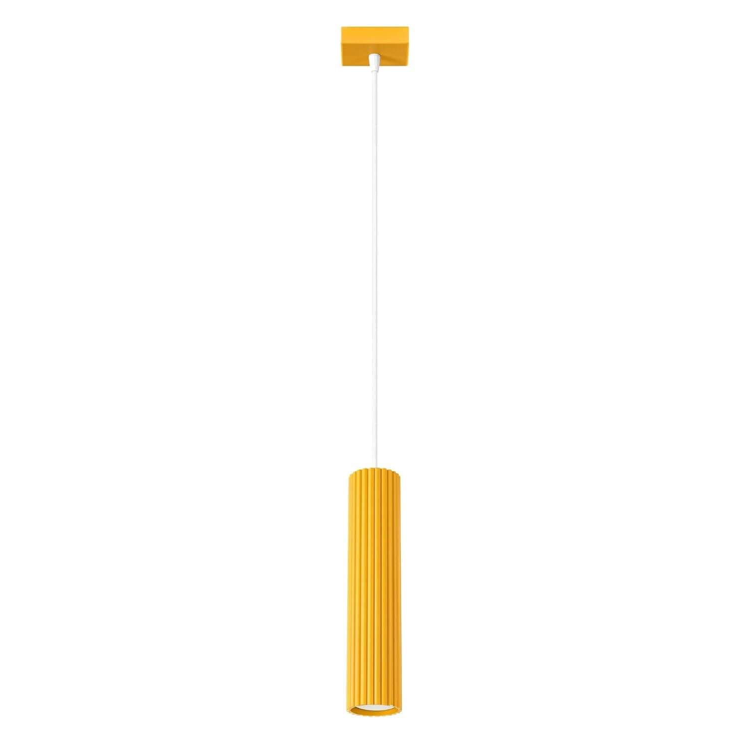 Sollux Lighting Karbon lampe suspendue 1x10 W jaune SL.2334
