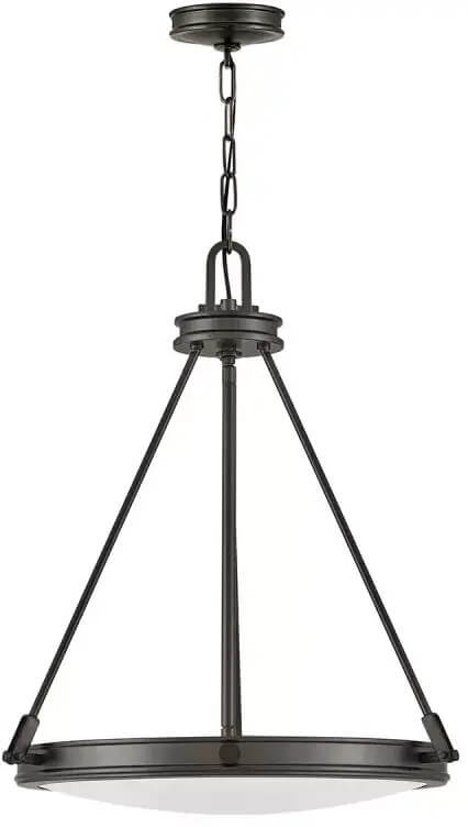 Elstead Lighting Collier lampe suspendue 4x40 W noir-opale HK-COLLIER-P-BX