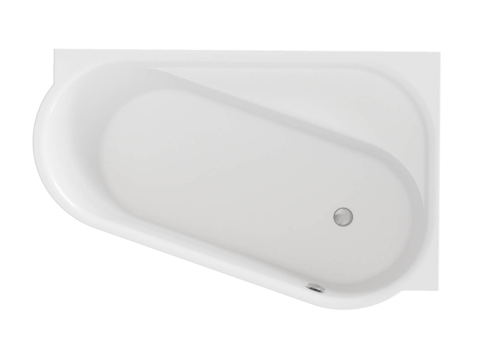 Ravak ARC baignoire d’angle 160x105 cm côté droit blanc CF61000000