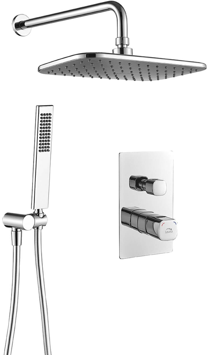 Laveo Tores ensemble de douche encastré oui chrome BVT_001P