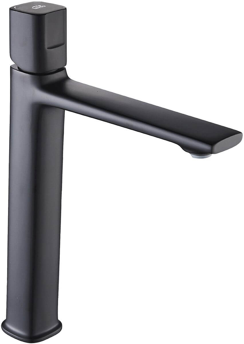 Laveo Tores mitigeur de lavabo sur pied noir BVT_72ND