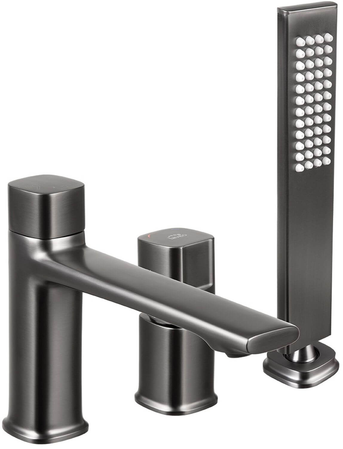 Laveo Tores mitigeur bain-douche pour baignoire graphite BVT_913D