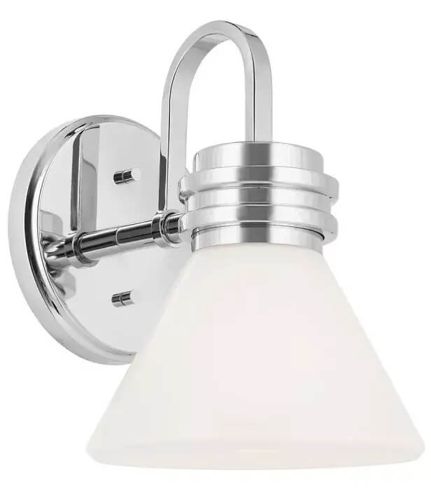Elstead Lighting Farum applique murale 1x3 W blanc-chrome KL-FARUM1-CH