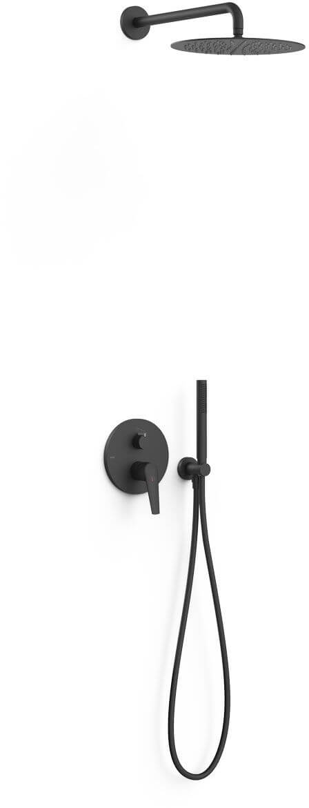 Tres Fuji ensemble de douche encastré oui noir 28138004NM