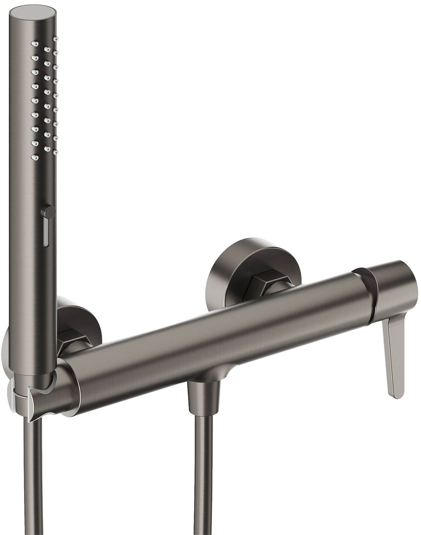Laveo Cone mitigeur de douche murale graphite BVC_941D