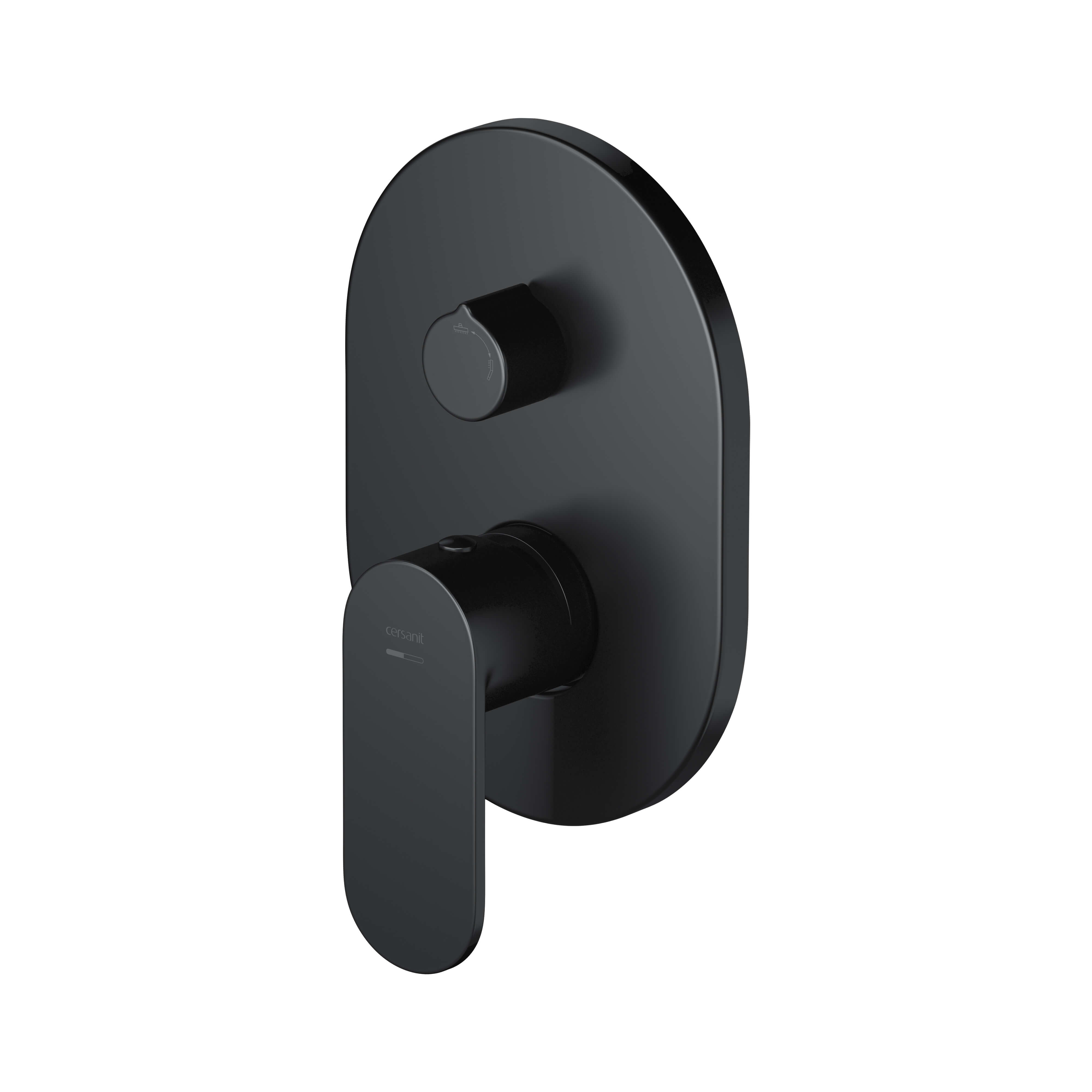 Cersanit Luna mitigeur bain-douche encastrée noir S1057-020