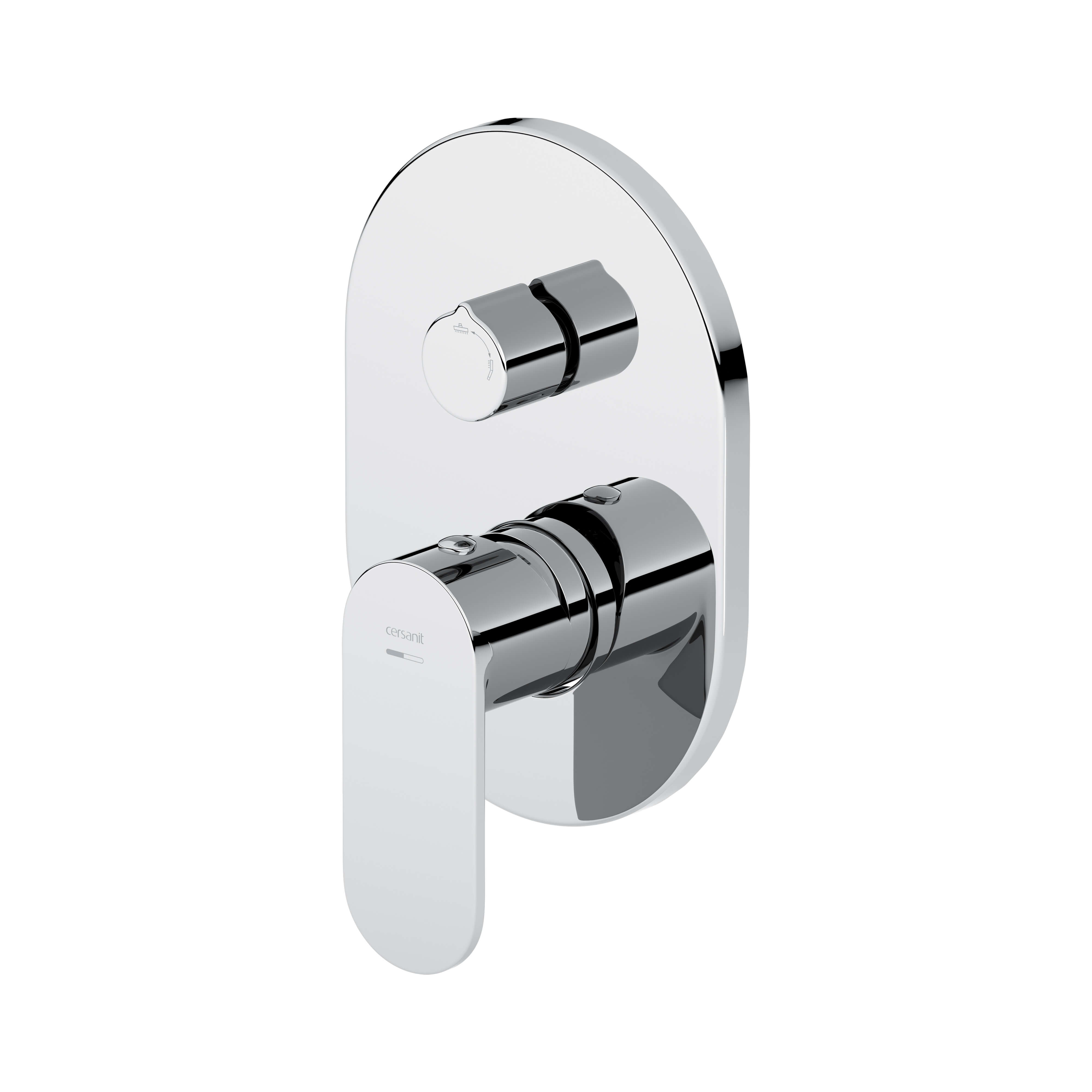 Cersanit Luna mitigeur bain-douche encastrée chrome S1057-019