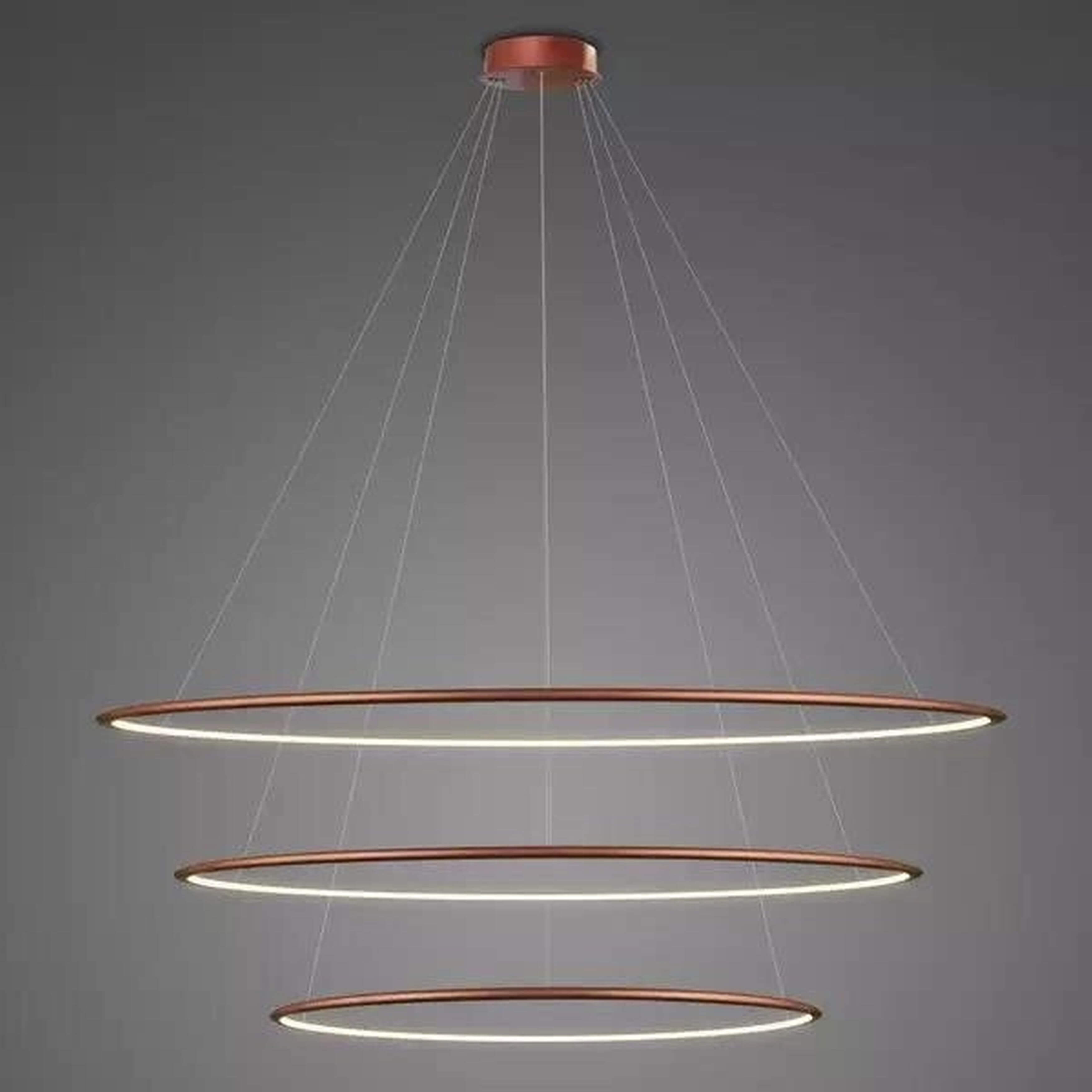 Altavola Design Led Shape lampe suspendue 3x113 W cuivre LA075/P_120_in_3k_copper_remote
