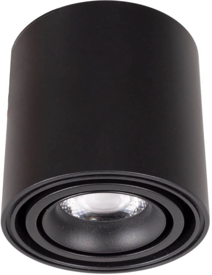 MaxLight Fix plafonnier 1x6 W noir C0257