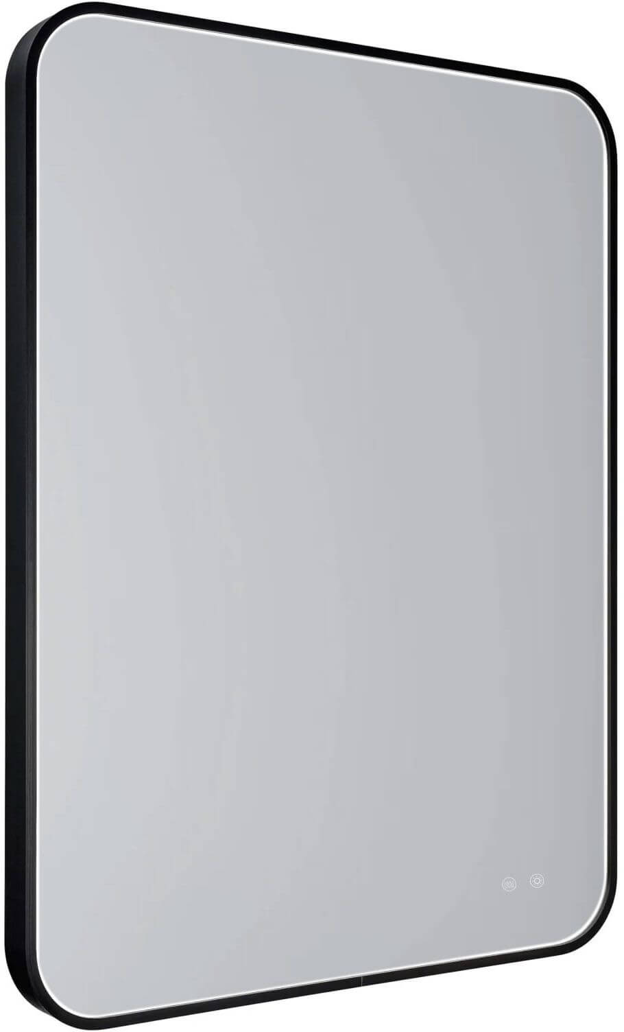 MaxLight Mirror miroir 76x91 cm rectangulaire avec éclairage noir W0384