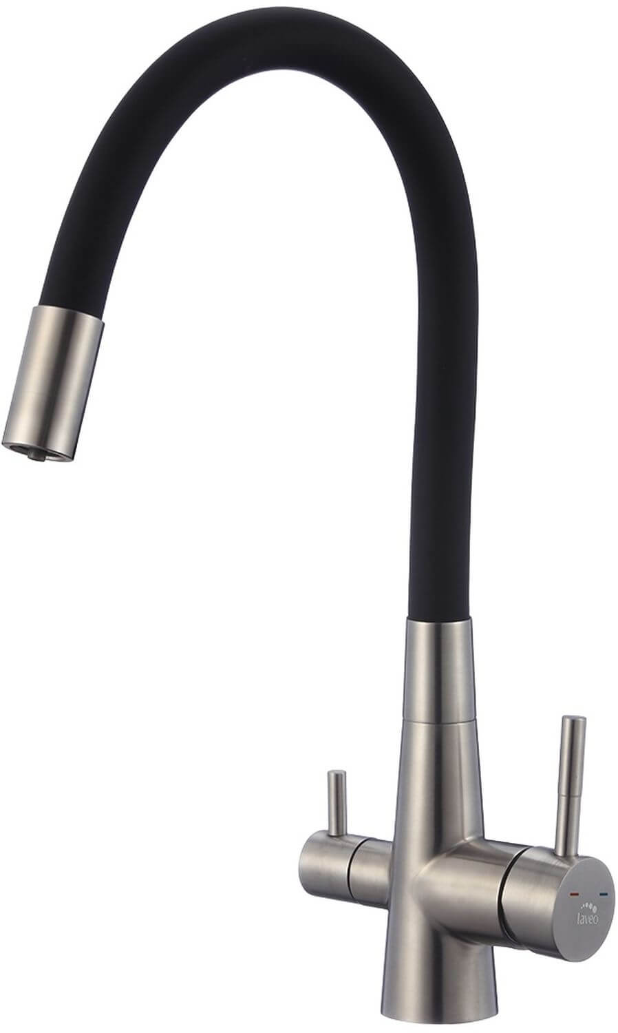 Laveo Riveco batterie pour filtre à eau sur pied acier inoxydable-noir BRI_768D