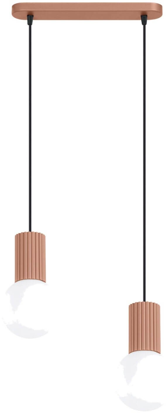 Sollux Lighting Halo lampe suspendue 2x8 W beige SL.1986