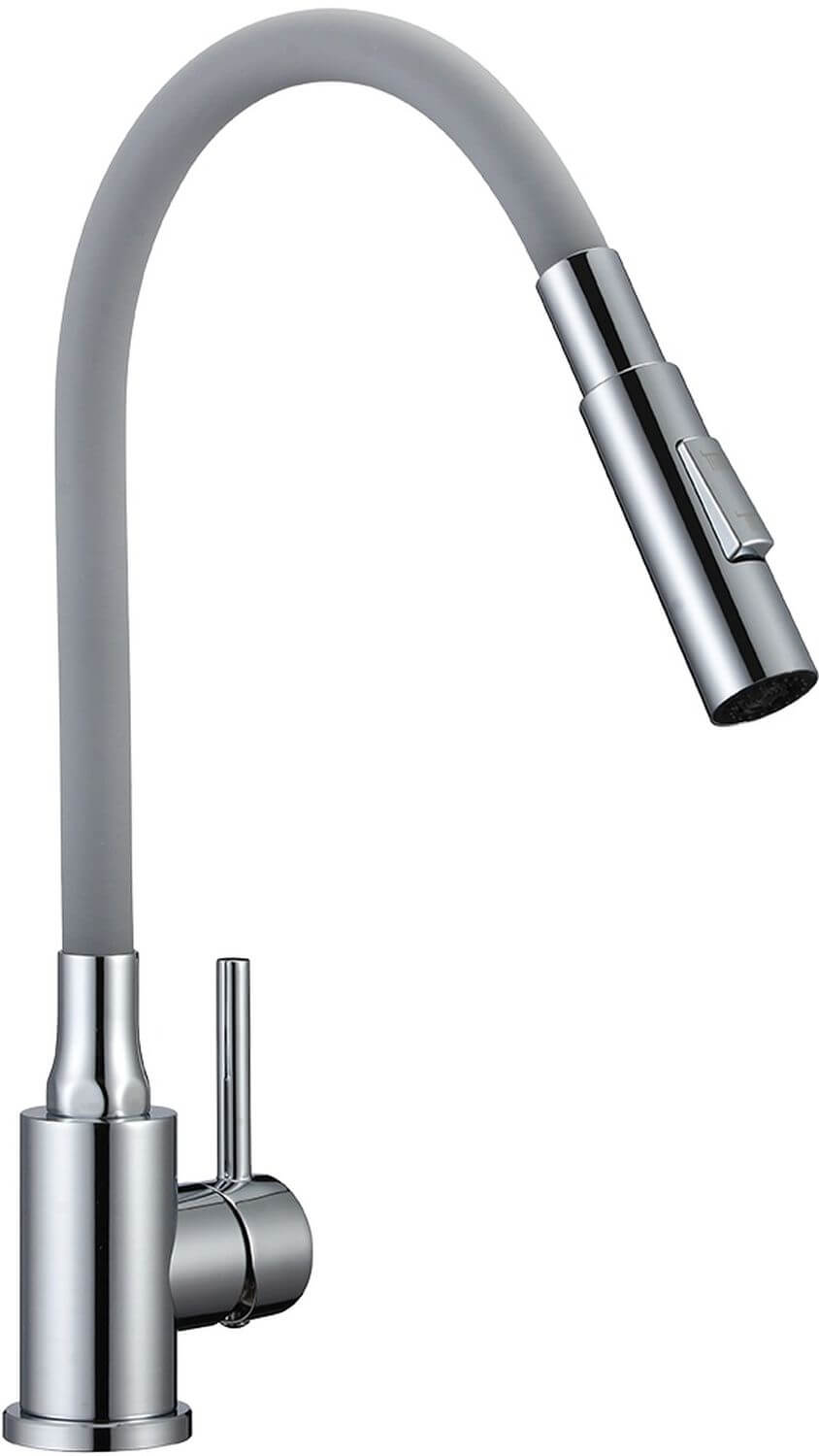Kuchinox Velia mitigeur de cuisine sur pied chrome-graphite/gris B52_962D