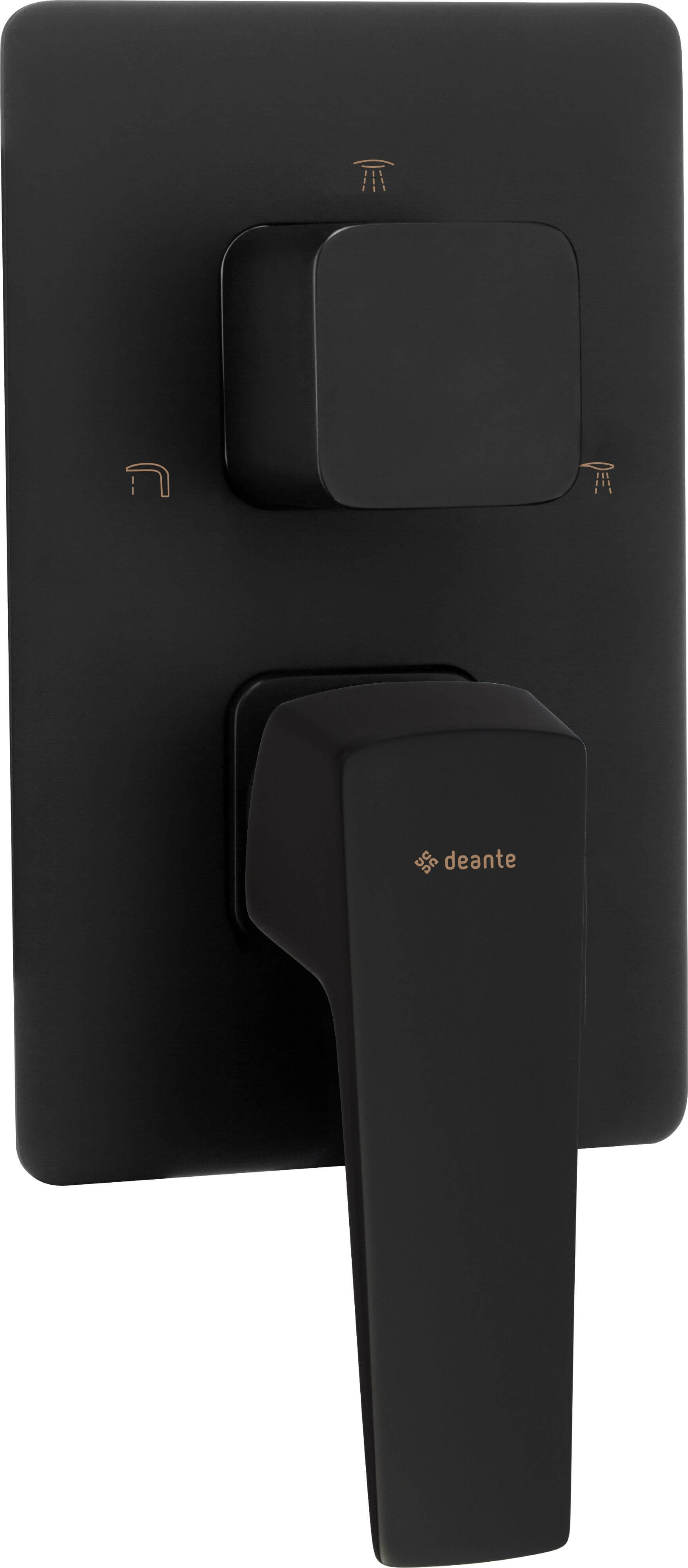 Deante Blur mitigeur bain-douche encastrée noir BXY_NQLM