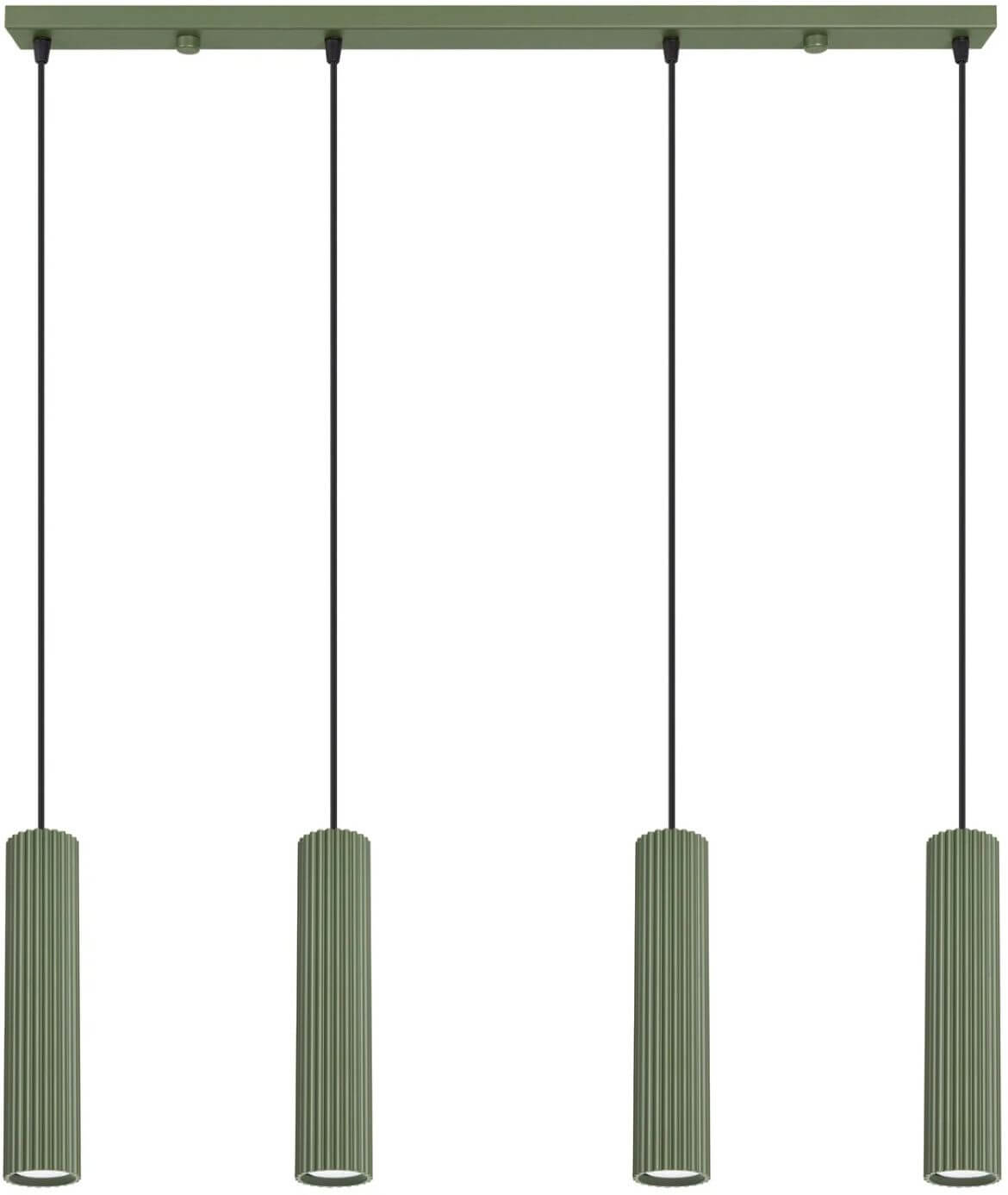 Sollux Lighting Karbon lampe suspendue 4x10 W vert SL.2005