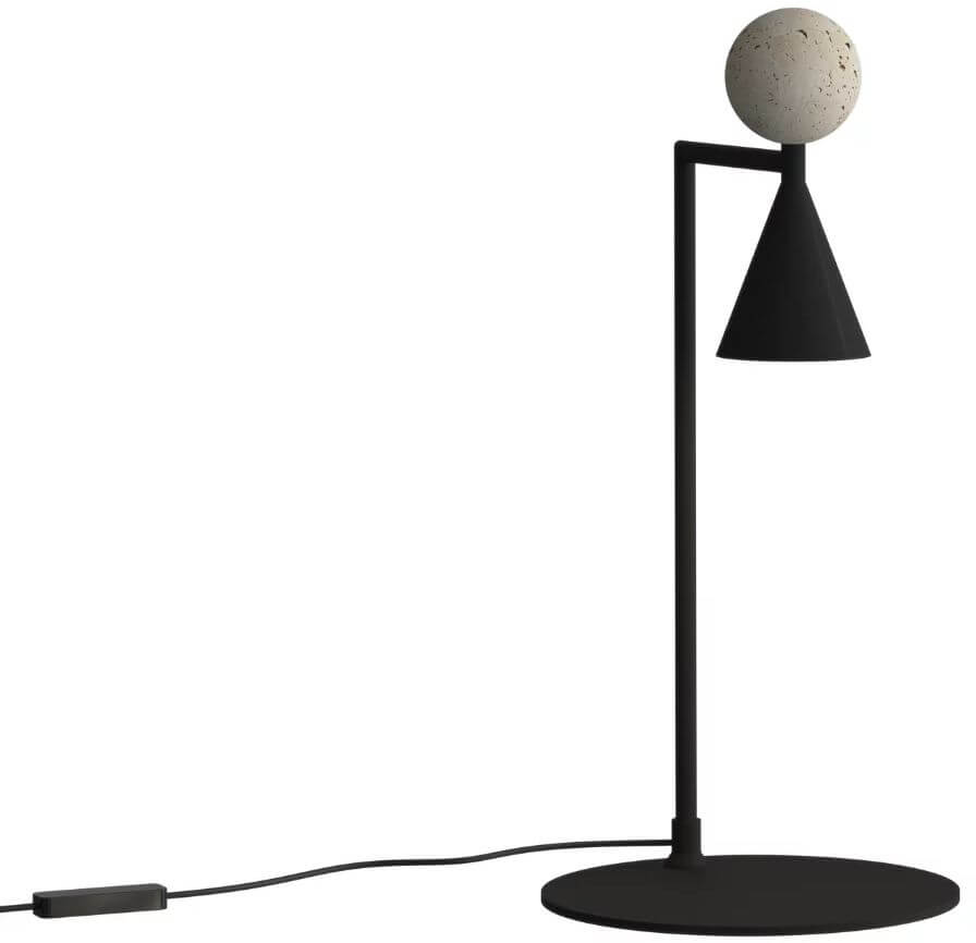 MaxLight Bingo lampe de table 1x9 W noir T0070