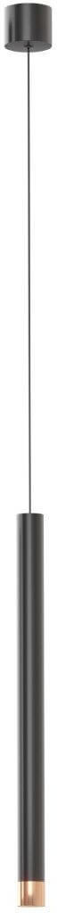 Open Design Q I Nero/Rose Gold 50 lampe suspendue 1x3.5 W noir-doré OR85143