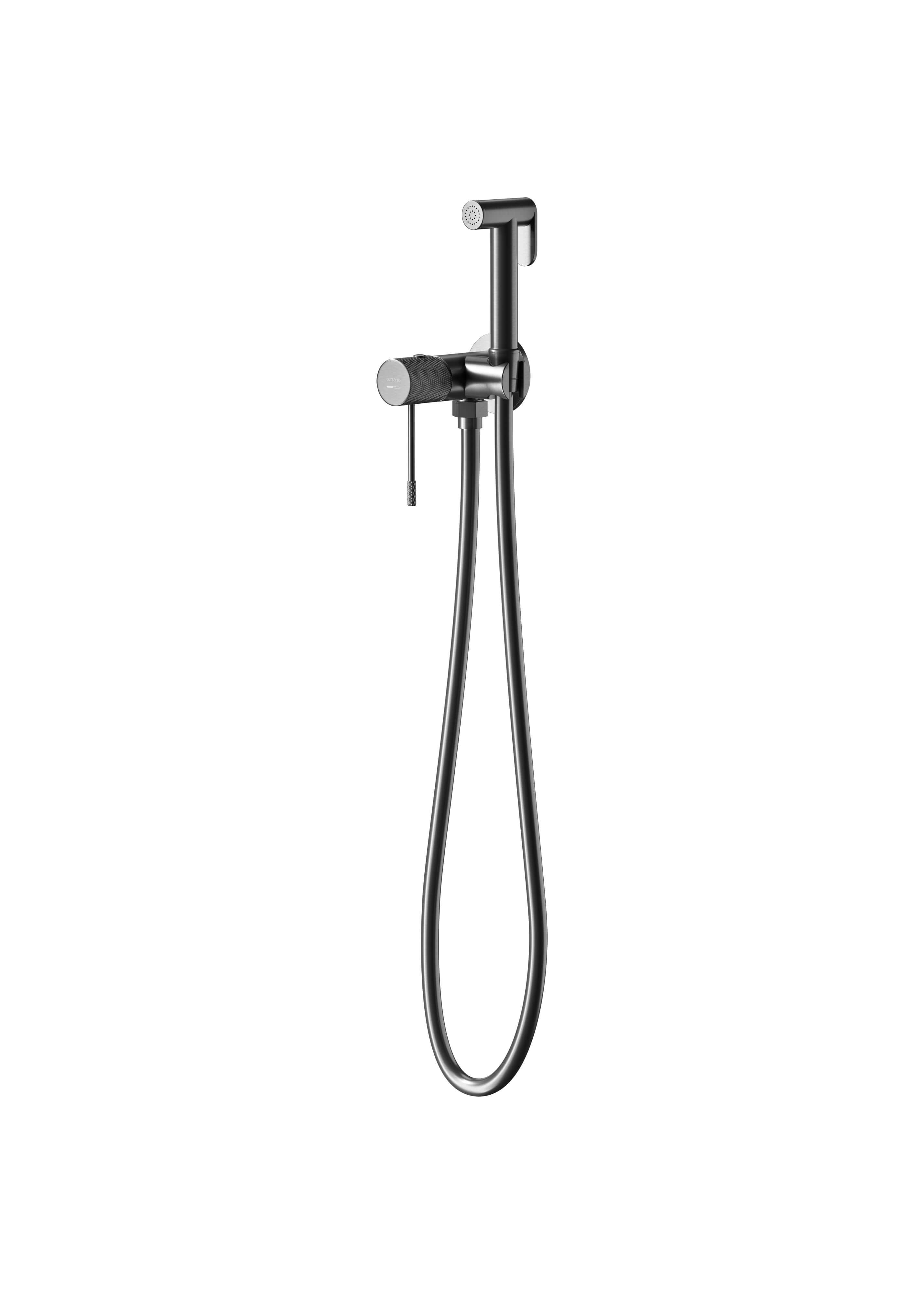 Cersanit Zen mitigeur bidet avec kit de douche murale noir S1001-180