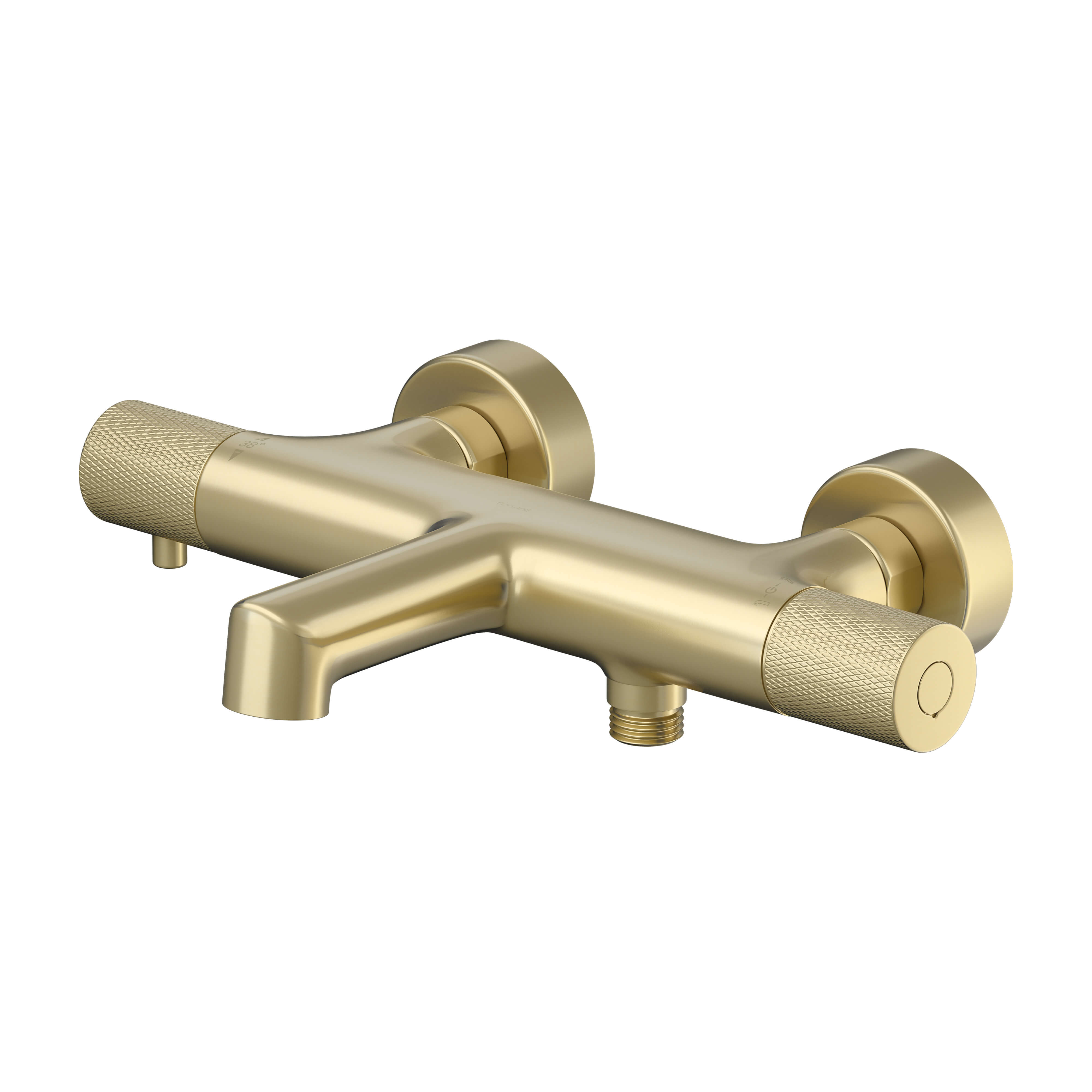 Cersanit Zen mitigeur bain-douche murale avec thermostat doré S1001-159