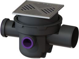 Kessel siphon de sol cm acier 27621