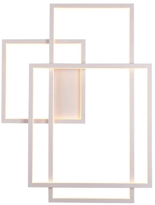 MaxLight Geometric applique murale 1x45 W blanc W0234