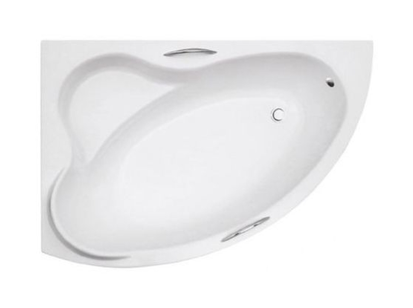 Besco Ada baignoire d’angle 140x90 cm côté gauche blanc ADL-140-O-BI